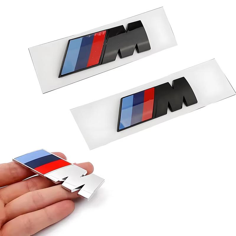 1Pcs M Logo ABS Sticker Car Fender Side Emblem For BMW M1 M5 M4 M6 M2 M3 M7 G01 F30 F48 E83 F39 F10 Rear Trunk Badge Accessories AG9