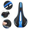 Bike Saddle Mountain Bike Seat Breathable Comfortable Bicycle Seat PU Leather Gel Filled Shockproof Men Women Bicycle Saddle