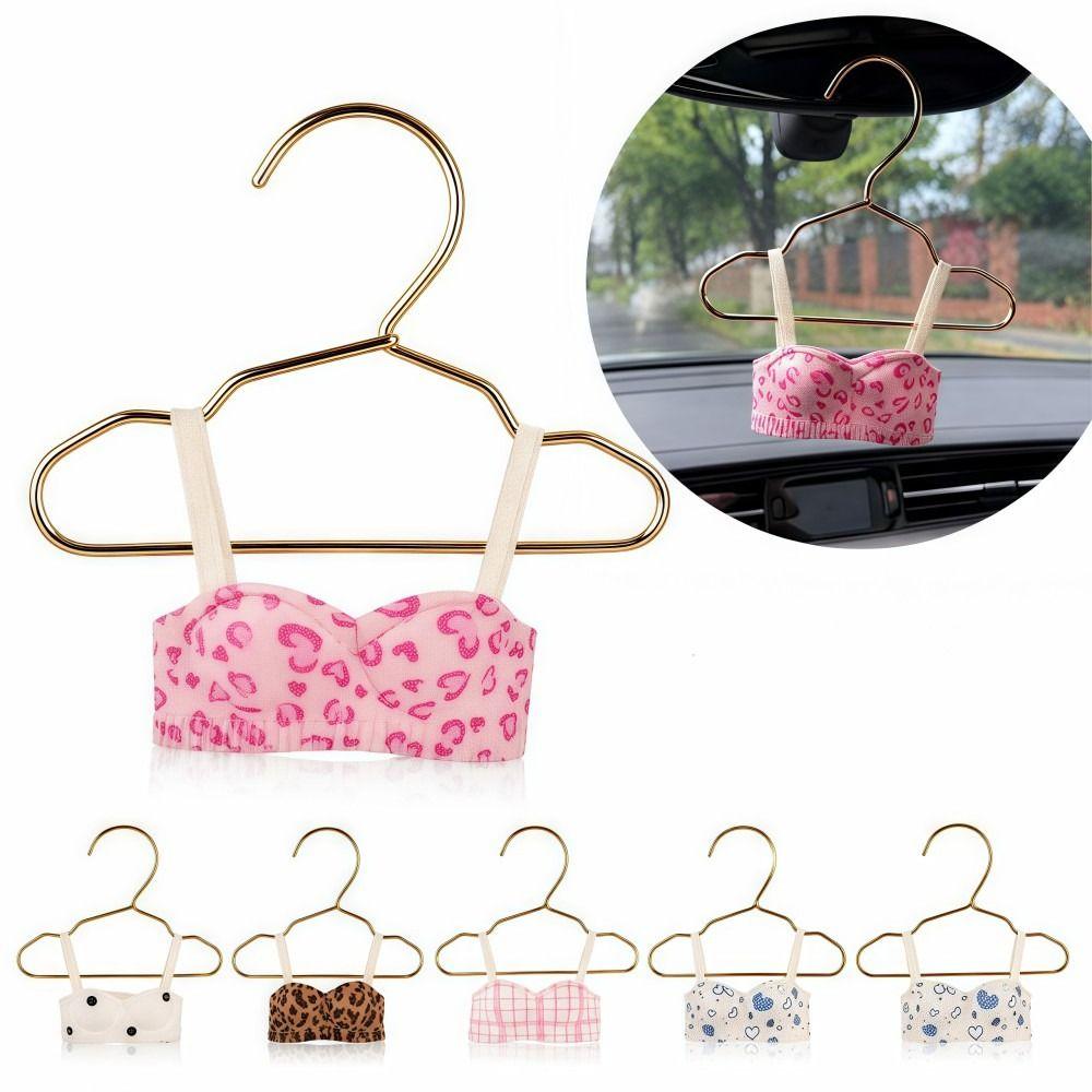 Underwear Shape Car Hanging Ornament Leopard Print Rearview Mirror Pendant  Vehicle Interior Decor