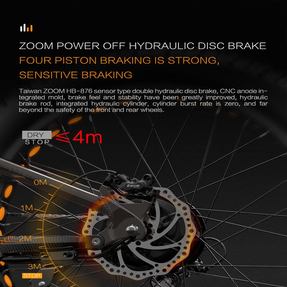 Электровелосипед Lankeleisi 26" Мотор 1000 Вт Вездеходный Ebike 48V 20AH Макс. Дальность 150 км Нагрузка 150 кг RV800