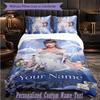 Personalized 3Pcs Bedding SetTaylor Swift Custom Text Duvet Cover Pillowcase Set Bedroom Gift