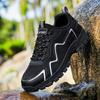 Модные весенние и осенние мужские новые прогулочные нескользящие походные ботинки износостойкие спортивные мужские туфли на шнуровке дорожные туфли