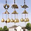 Copper Wind Chimes Retro Wind Bell Hanging Pendent Decorative Door Bell Lucky Oriental Pendants Outdoor Garden Window Decor