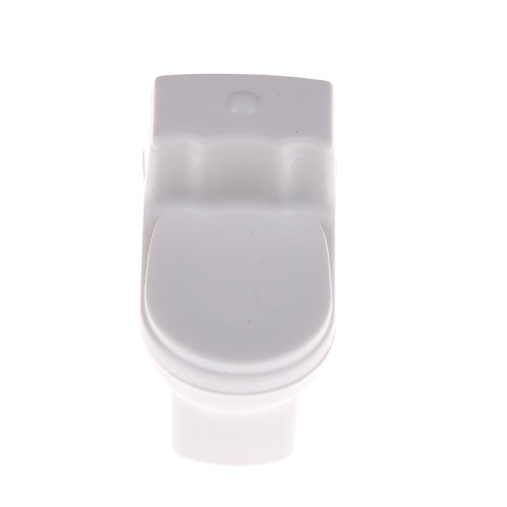 Dollhouse Miniature White Bathroom Toilet Model DIY Sand Table Landscape Scene Toys