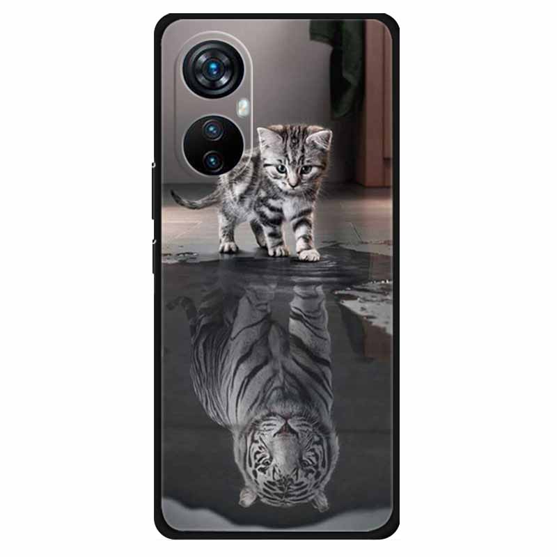 Чехол для Blackview A200 Pro Модный Силиконовый Черный Окрашенный ТПУ Мягкий Чехол для Телефона для Blackview A 200 Pro 6.67 Защитный A200Pro