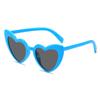 Heart Shaped Sunglasses Vintage Trendy Street Shooting Shades Uv Protection Irregular Fashion Pink Heart Sun Glasses For Women