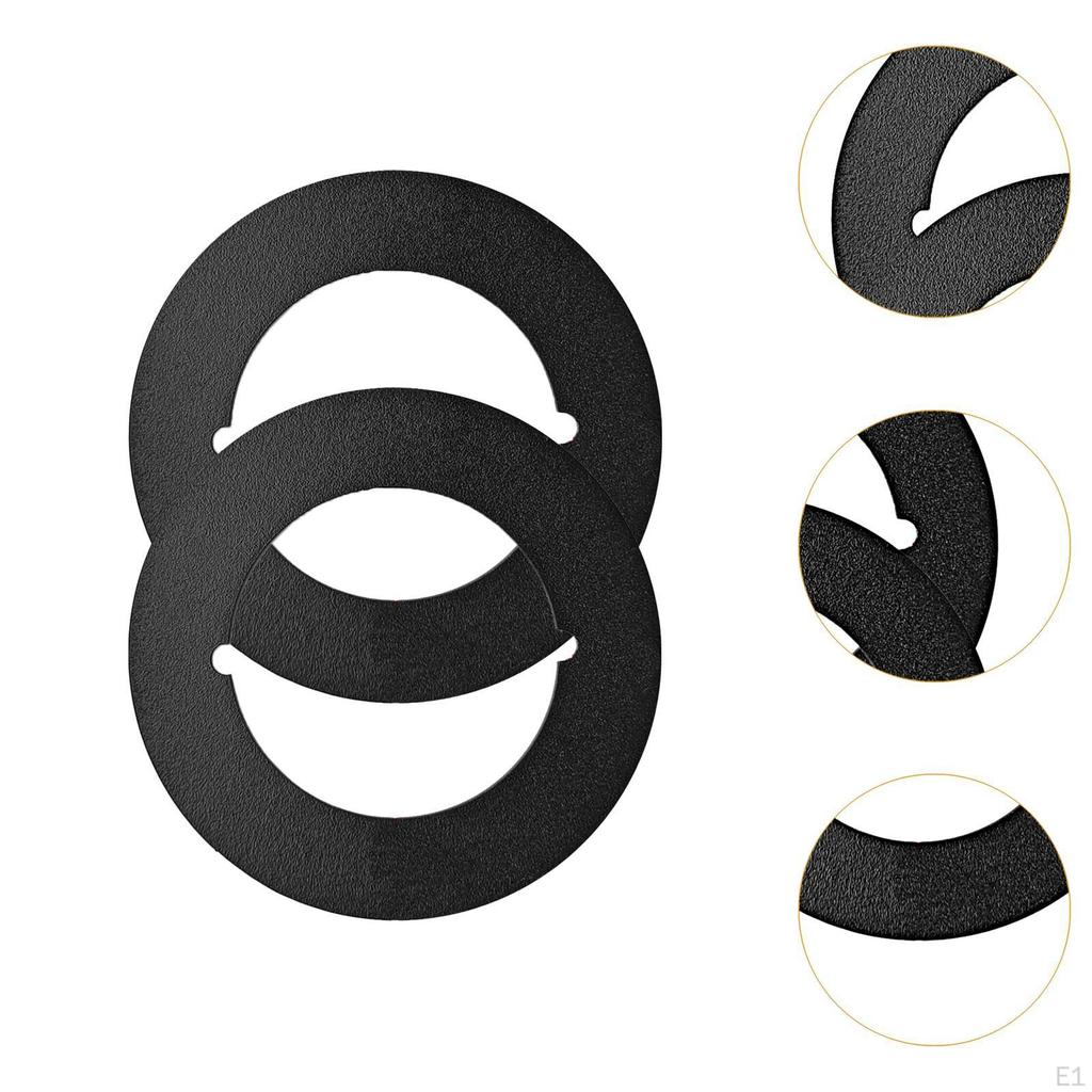 2 комплекта пластин для дверных ручек, для ремонта замка, внешний диаметр 3-1/2", отверстие