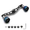 Рукоятка катушки HEIGHTEN Авиационный алюминий Shimano Daiwa Abu Garcia Универсальная серия Engn V2.0 105/115 мм (Темно-серый, V2.0-105мм) (1077)