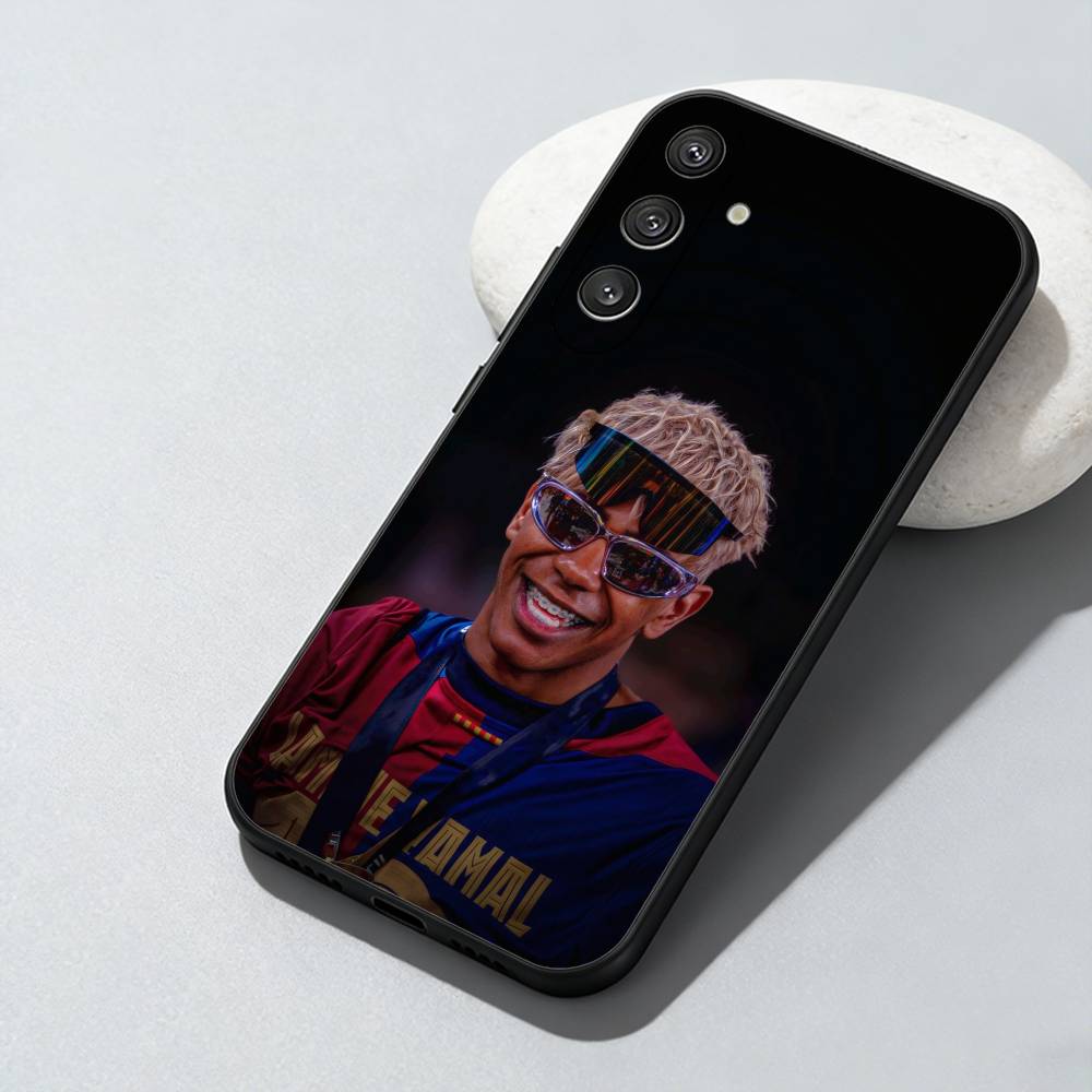LY19 L-Lamine Футбольный Игрок Ямал Чехол для Телефона Для Samsung Galaxy A73,A72,A71,A70,A52,A51 Другие Мягкий Черный Чехол