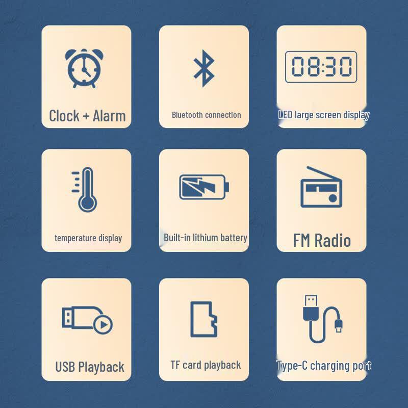Philips Bluetooth-колонка с FM-радио и двойным будильником (Китайская версия)