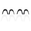 4 Pairs Shoe Inserts Guard Cuttable Reduce Crease Sneaker Shoes Protector Shaper White Black