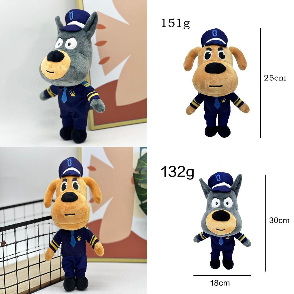 Плюшевая игрушка Шериф Лабрадор, мягкая набивная игрушка для мальчиков и девочек