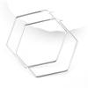 Geometric Square Stud Irregular Shape Earrings Diamond Stainless Steel Exaggeration Earrings Large Hypoallergenic