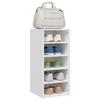 VidaXL Shoe Cabinet White 31.5x35x70 Cm Chipboard