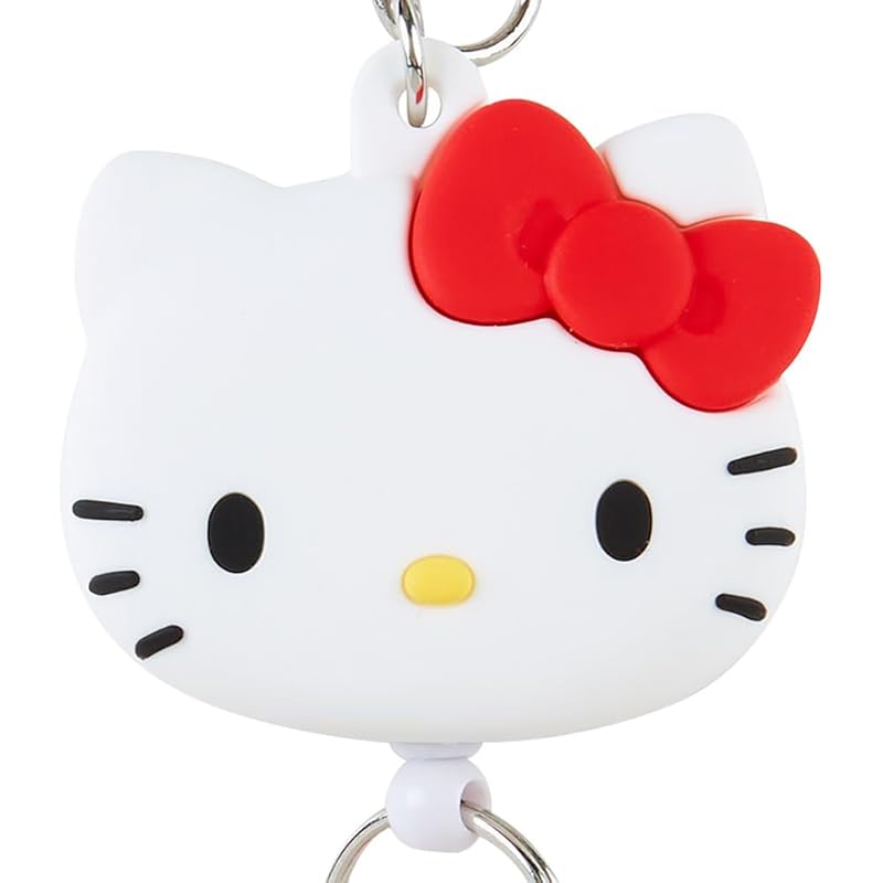 Брелок-катушка в форме лица Sanrio Hello Kitty, талисман Hello Kitty, персонаж Hello Kitty 13×4,9×1,8 см 168645