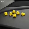 Cute Mini Chickens Car Dashboard Accessories Fun Chicks Car Rearview Mirror Decor Interior Ornaments Fairy Garden Home Car Gifts