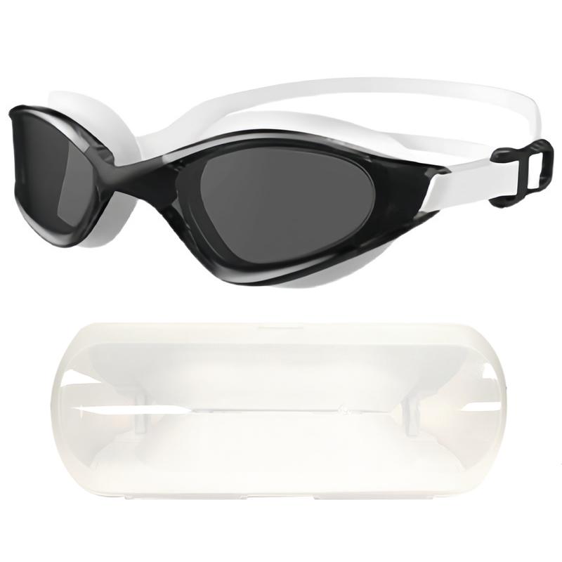 Профессиональные взрослые противотуманные УФ-защитные очки для плавания для мужчин и женщин с мягкой посадкой, герметичные, регулируемые силиконовые очки для бассейна