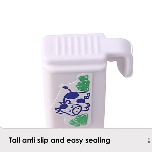 2 Milk Carton Sealing Clips, Snack Bag Sealing Clips, Food Storage Bag Sealing Clips, Milk Carton Sealing Clips, Adjustable within 180 degrees, Leak-P