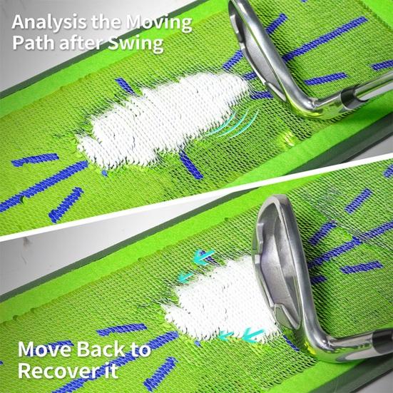 Коврик для гольфа с искусственным покрытием, переносная противоскользящая ударная накладка с карабином