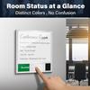Conference Room Door Sign with Slider & Stickers – Office Door Sign for Meeting Room, Writable Whiteboard Panel, DIY  ert Options, Self-Adhesive
