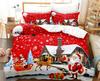 Christmas Quilt Cover Bedding Set Duvet Comforter Pillow Case Twin Queen King Double Full Single 3Pcs Bedroom Decor Women Gift