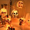 Halloween  String Spider Skeleton  Festival Decorative Lights Room Atmosphere Scene Decoration  String
