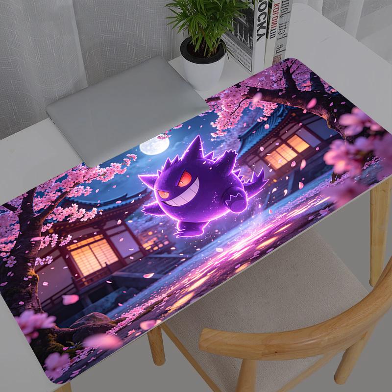 Mouse Pad Gamer Large XXL Keyboard Pokemon Pikachu Gengar Desk Mouse Mat Carpet Rubber Tapis Souris Gaming Notbook Mousepad