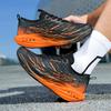 Мужская спортивная обувь Модная принтованная Флуоресцентная Карбоновая подошва Амортизирующая обувь Стабильная Отскок Тренировочная обувь Обувь для бега