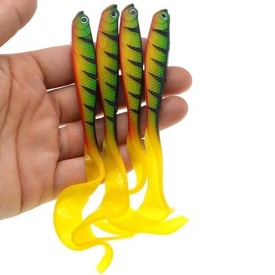 1 шт. рыболовная приманка 12 см 5,5 г Swimbait Shad T-Tail мягкая приманка искусственные силиконовые приманки для ловли окуня и щуки джиговые воблеры