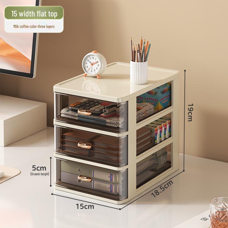 Пластиковый настольный органайзер для канцелярских принадлежностей и косметики