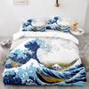 Комплект постельного белья Односпальный Twin Full Queen King Размер Японский стиль Комплект постельного белья Взрослый Детская спальня Пододеяльник Комплекты 3D Аниме 011