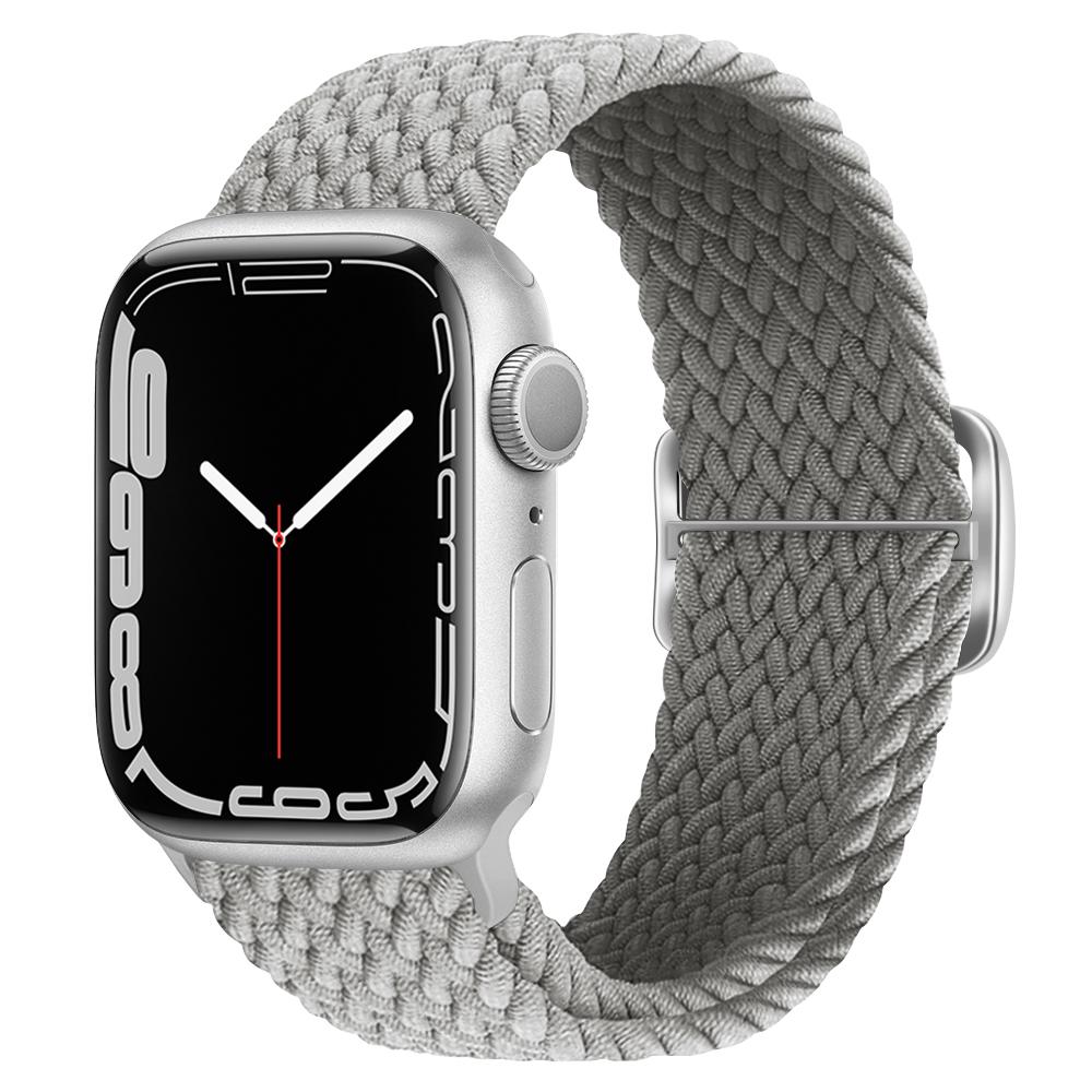 Нейлоновый ремешок для Apple Watch band 44 мм 45 мм 49 мм 42 мм 40 мм 41 мм 44 мм Эластичный плетеный браслет Solo correa Series 9 8 7 6 5 4 SE Ultra