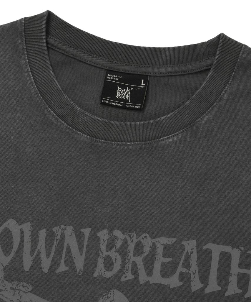 BROWNBREATH Endless Wave Tee - Charcoal