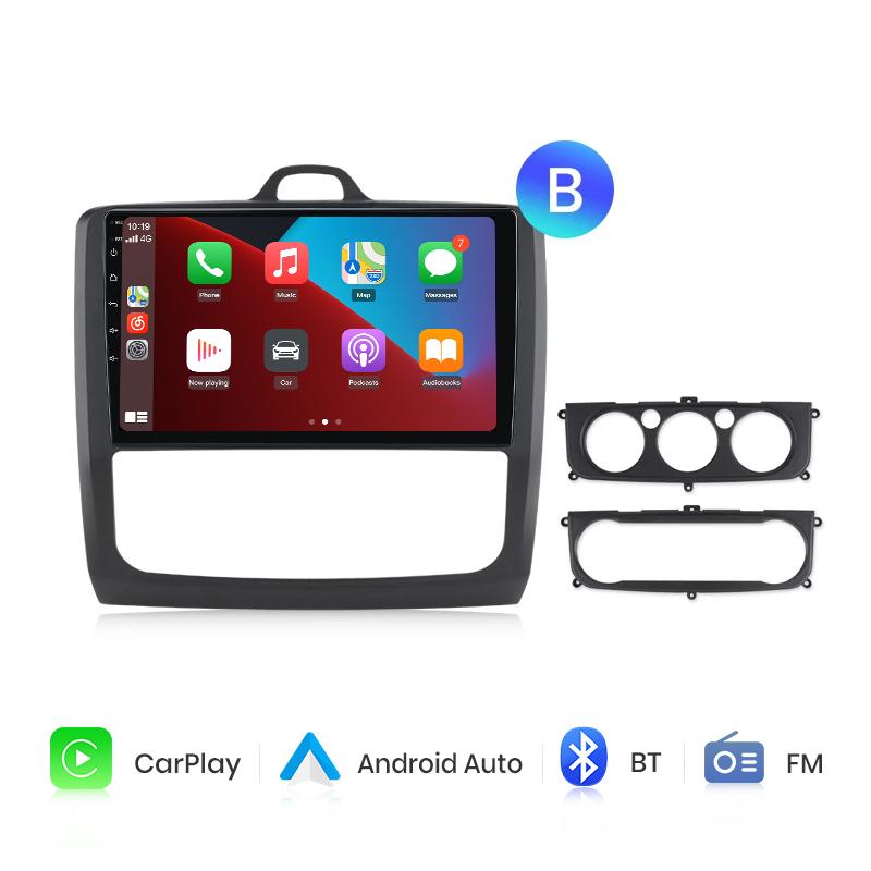 Junsun CarPlay Android Auto Car Radio for ford focus 2 3 Mk2 Mk3 2004-2011 GPS Intelligent Systems Stereo Multimedia Car Radio