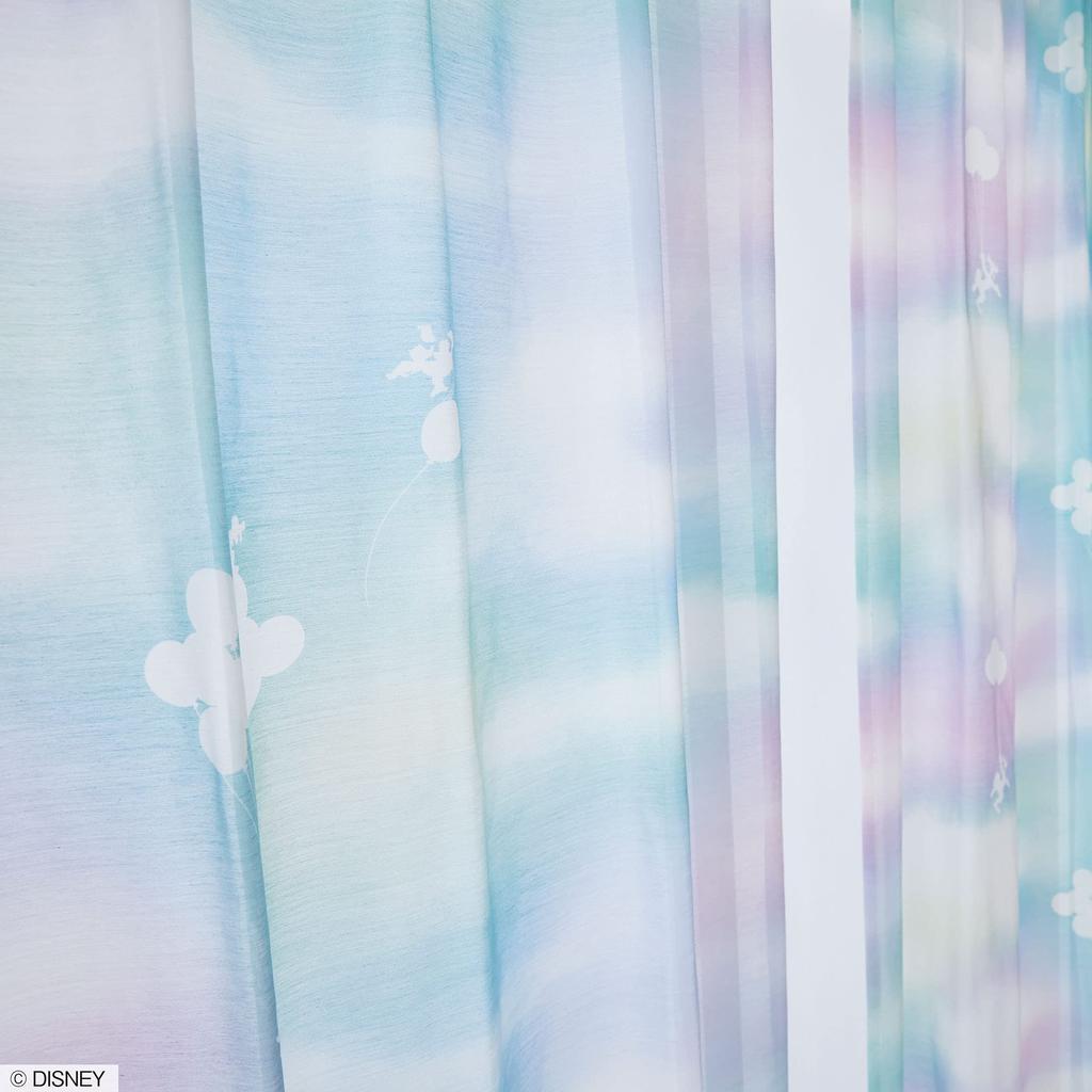 Suminoe Disney Mickey Mellow Voile Curtain Sheer 1 Piece 100 X 176cm B 342-73832