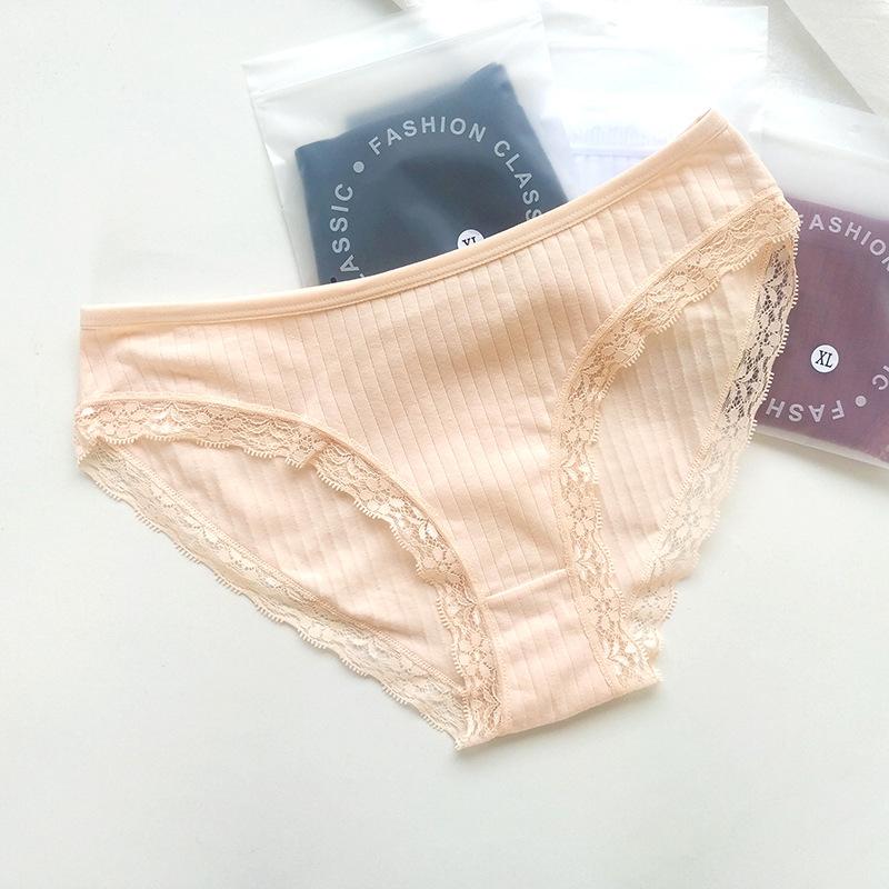 Soft and Breathable High Quality Comfort Panties Summer Female Sexy Triangle Panties Female Mid-waist Ladies Panties Cotton Breathable Sexy Briefs