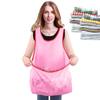 Mcnkoow Kangaroo Apron, Laundry Apron, Clothes Drying Apron, Laundry Apron with Pouch, Kangaroo Laundry Apron, Portable Clothes Drying Apron, Waterpro