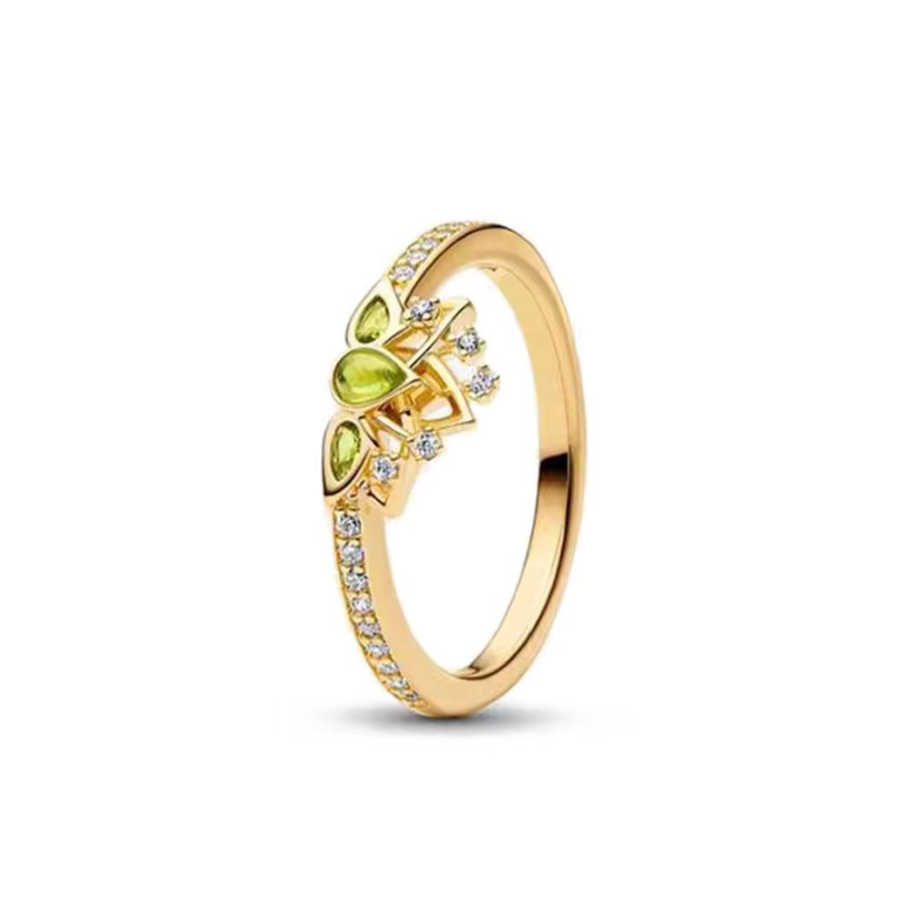 2026 New 925 Sterling Silver Ring Lover's Holiday Gift Jewelry Women Butterfly Pink Heart Golden Infinite Rings