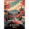 Vintage Japan Travel Poster Print For Office Living Room Home Decor Fuji Mountain Tokyo Osaka Landscape Canvas Painting Wall Art
