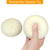 Игрушка-паровая булочка для снятия стресса с имитацией пароварки, мягкая сенсорная игрушка-булочка из ТПЭ, китайская булочка-фиджет