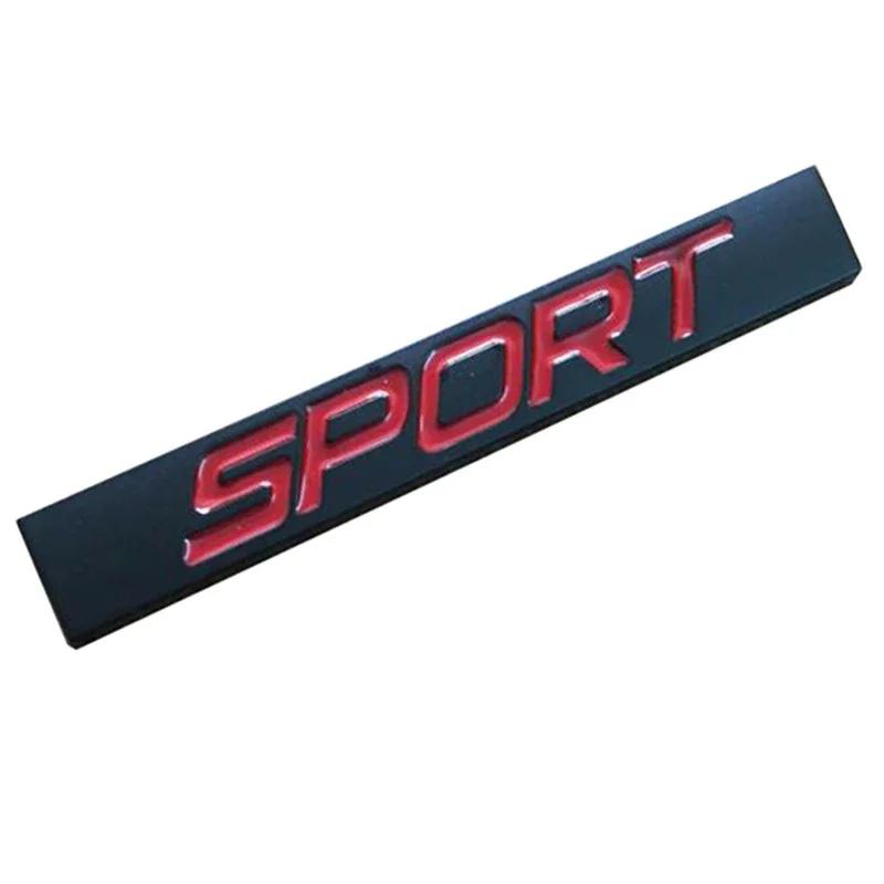 Sport Logo Square Bar Zinc Alloy Car Styling Emblem Badge Auto Refitting 3D Sticker Decal for VW New Jetta Bora Lavida Honda BAM1