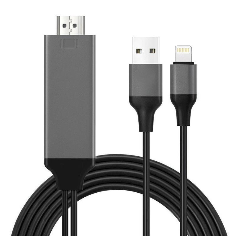 Кабель Lightning на HDMI 1080P Цифровой AV-адаптер Lightning на HDMI для