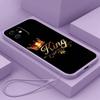 Samsung Galaxy A13 A23 A14 A24 A25 S23 FE для iPhone 11 12 13 14 15 Pro Max Мягкий чехол для телефона с прямым краем и ремешком A30 King Queen для пар