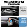 UBFMQ1 Car Air Vent Hanging Leather Storage Box Organizer Bags For Tesla Model 3 Model Y Roadster SpaceX Model S Model X Cybertruck Mod
