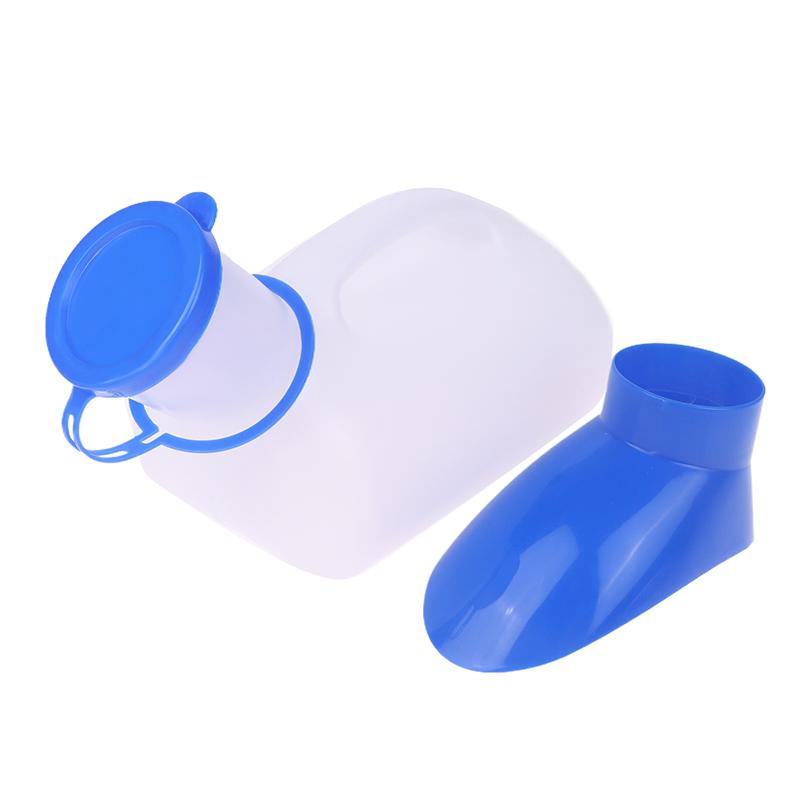 1000 мл Унисекс Писсуар Мобильный туалет Инструмент для сбора мочи Большой емкости Дорожный писсуар Бутылка для мочи Утолщенная Автомобильная дорожная бутылка для мочи