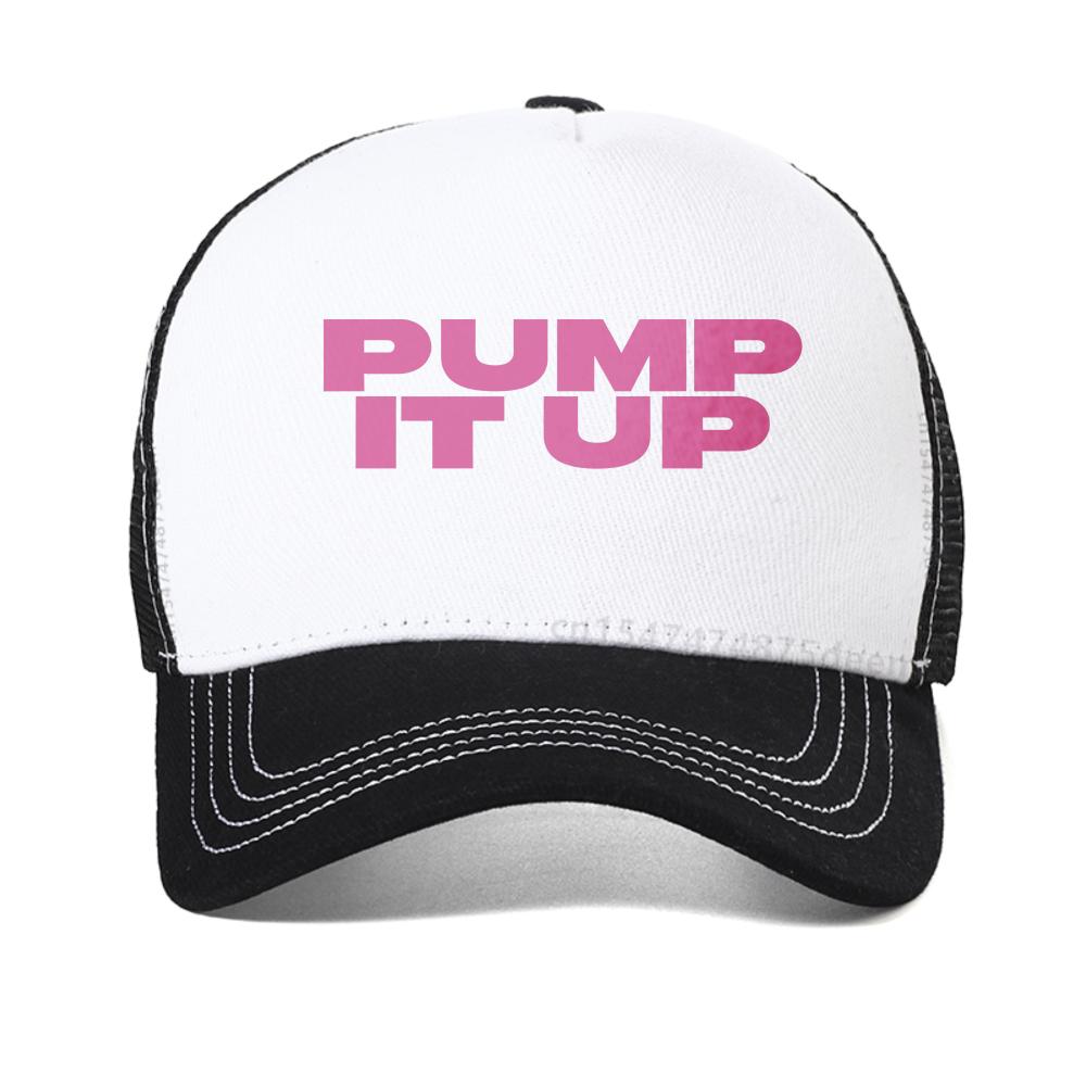 Pump It Up Розовая печатная кепка The Substance Хоррор-фильм бейсболки Мужчины Женщины Повседневная Кинографика Snapback кепка Тракеры
