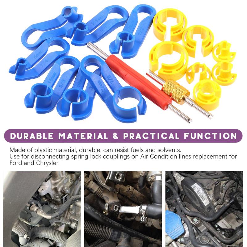 7 шт/16 шт автомобильный инструмент для быстрой разборки топливной магистрали универсальный инструмент для разборки зажима фитинга масляного охладителя автомобиля