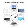 USB 2.0 к RJ45 Ethernet-кабель, длина 30 см, прочная конструкция из ПВХ, для офисной и домашней сети, драйверы не требуются