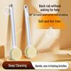 Long-Handle Soft Bristle Bath Brush for Easy Back Scrubbing and Exfoliation