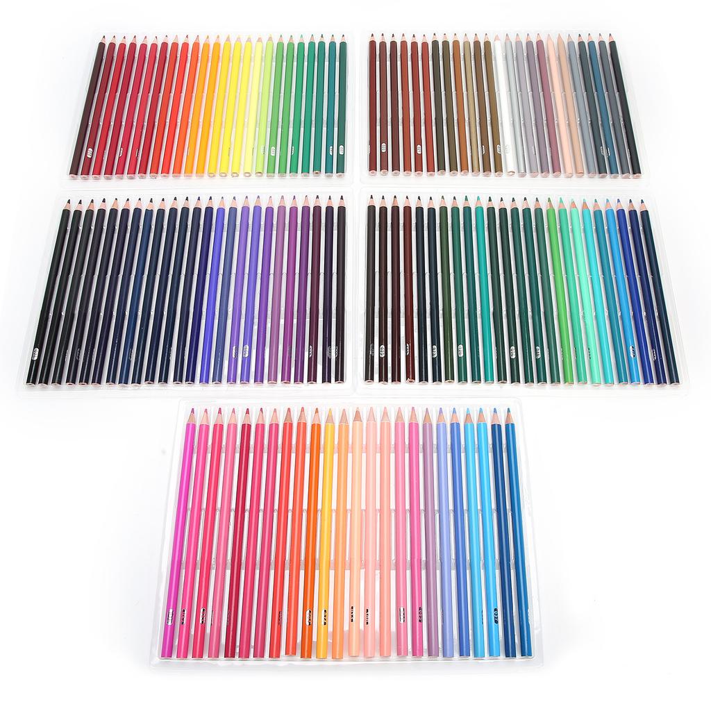 Набор акварельных карандашей 120 шт., масляные мягкие карандаши для рисования, цветные карандаши, инструмент для рисования